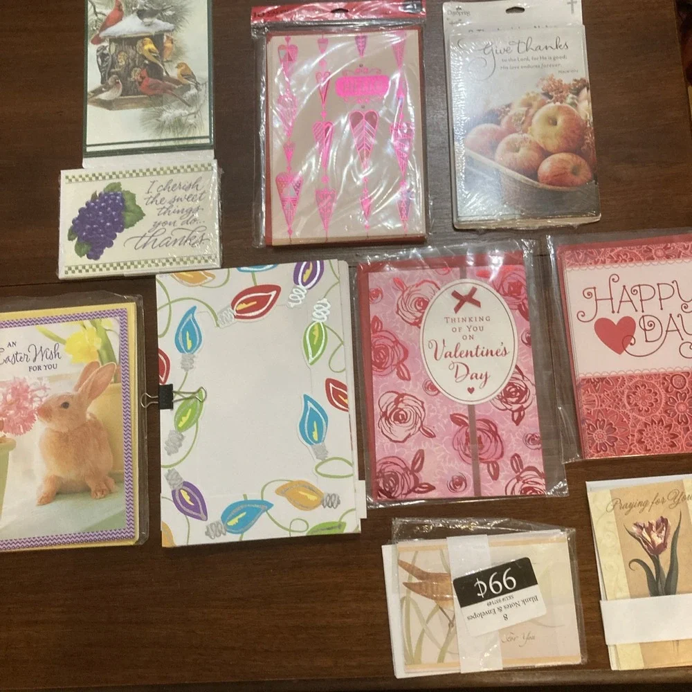 Mixed Lot of Note Cards Hallmark, Dayspring, Joyfully Yours